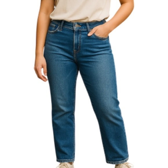 LEVIS Vintage 550 Classic Relaxed Bootcut Jeans Blue Mid Wash Mid-rise Size 6 - Picture 1 of 10